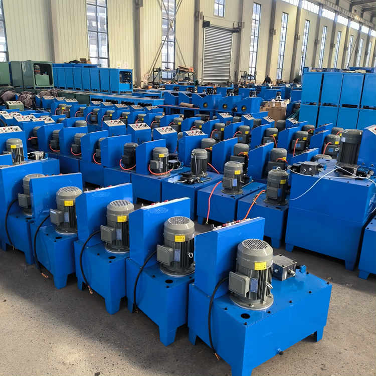 automatic crimping hydraulic machine factory show